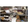 Image 1 : TWO SHELVES OF ASST ABRASIVES. APPROX 10 ROLLS EMERY PAPER, SEVERAL BOXES WURTH 2" SANDING DISCS,