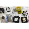 Image 3 : PEG BOARD WALL WITH ASST OF O-RINGS, PISTON RINGS, ETC
