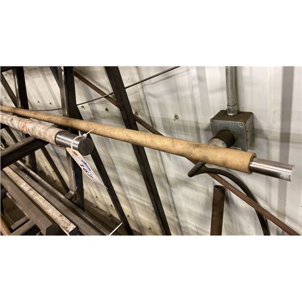 SEVERAL LENGTHS OF 4140 STAINLESS STEEL T&G 20MM, 1 7/16 , 1 3/4 , 4 1/2 , 6 . 4.5'-12' LONG