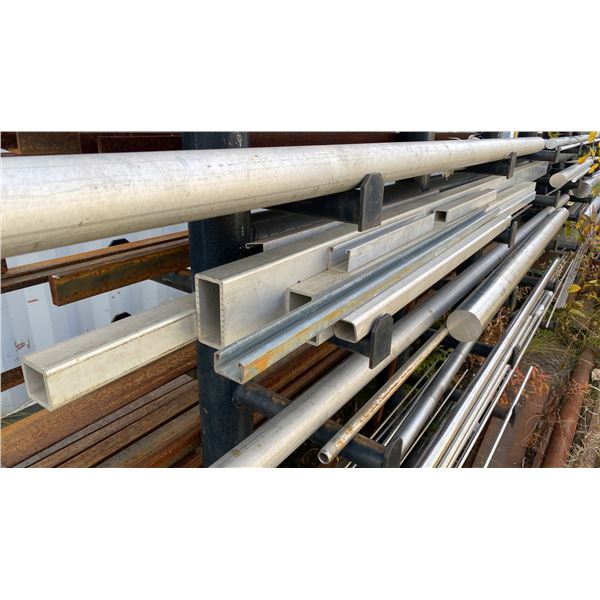ALUMINUM SQUARE TUBING. ASST AS IN PHOTOS