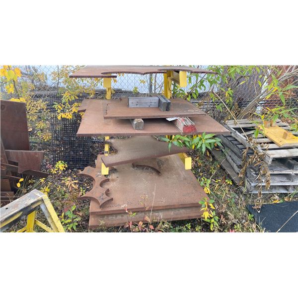 A516-70N BOILER PLATE. APPROX 36 SQ FT. 1 1/2 , APPROX 18 SQ FT. 1 , 6 SQ FT 5/8 ,