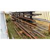 Image 1 : ASST COLD ROLLED AND RACK OUTSIDE. ROUND TUBING, SQUARE TUBING, ANGLE IRON, CHANNEL, FLAT BAR,