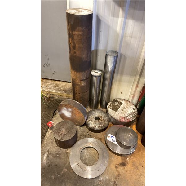 4140 STAINLESS ROUND STOCK. 7 X3', 4 X15 , 3 X60  TOTAL