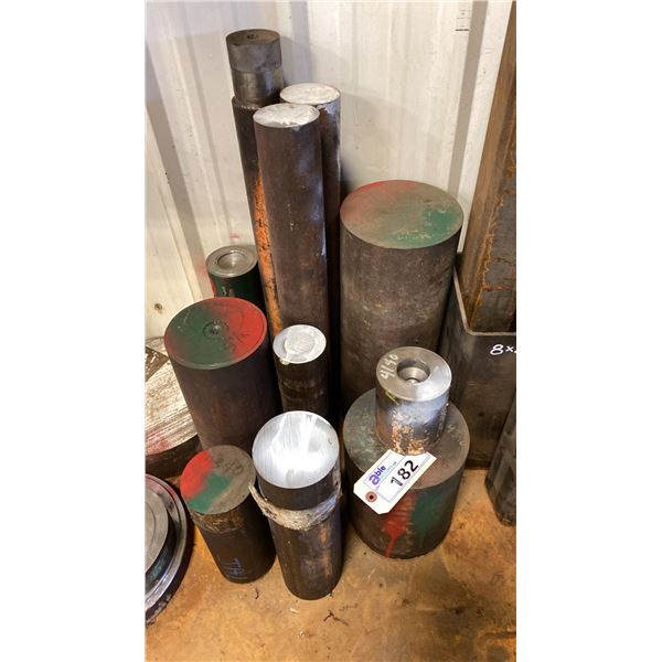 4340 STAINLESS ROUND STOCK. 7 X19 , 4 X10 , 3 1/2 X14 , 7 1/2 X9 , 5 1/2 X 18 .