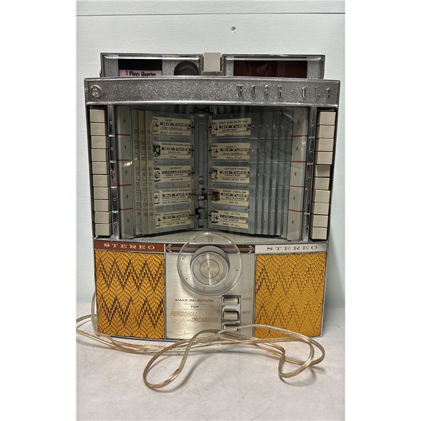 VINTAGE LATE 1960S ROCK-OLA MODEL 503 PHONETTE REMOTE JUKEBOX WITH KEY