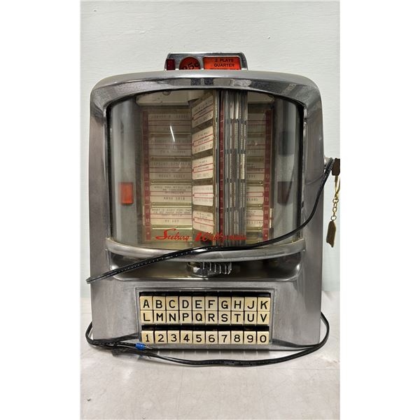 VINTAGE 1950S SEEBURG WALL-O-MATIC JUKEBOX SELECTOR WITH KEY
