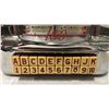 Image 4 : VINTAGE 1950S SEEBURG  WALL-O-MATIC 100 JUKEBOX WALLBOX SELECTOR WITH KEY