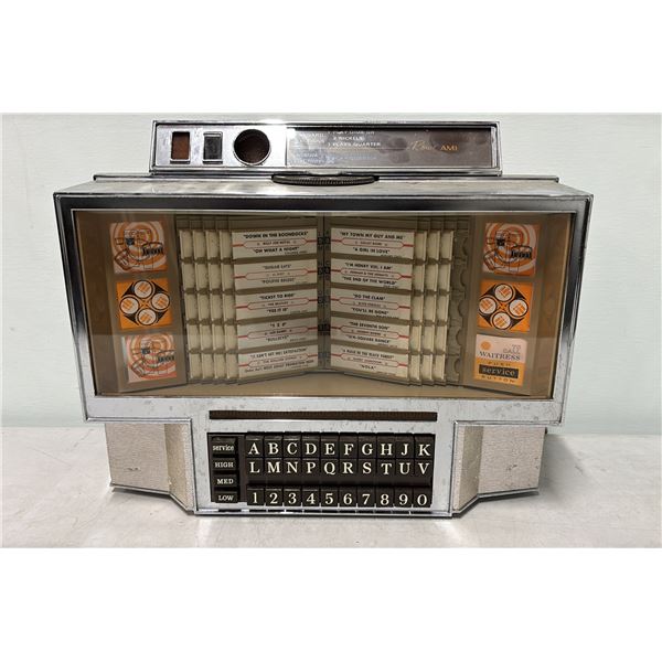 VINTAGE 1960S/1970S ROWE AMI JUKEBOX WALLETTE REMOTE SELECTOR WITH KEY