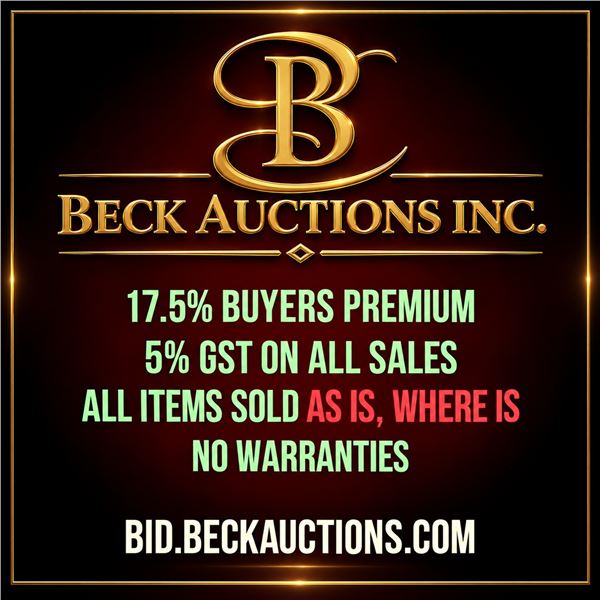 Beck Auctions Inc. Terms & Conditions