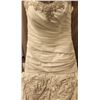 Image 2 : Strapless Bridal Gown with Beaded Bustline, Gathered Skirt, Size 10