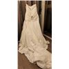 Image 4 : Alfred Angelo Diamond White Strapless Bridal Gown Size 14 with Beaded Bodice