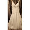 Image 1 : Alfred Sung Bridal Gown with Beaded Waistband, Size 10