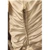 Image 3 : Elegance Bridal Gown Size 10 with Beaded Bodice and Ruched Satin Skirt