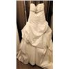 Image 1 : Strapless Bridal Gown Size 10 with Beaded Waist Detail