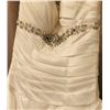 Image 2 : Strapless Bridal Gown Size 10 with Beaded Waist Detail