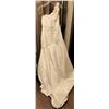 Image 4 : Mori Lee by Madeline Gardner Bridal Gown Size 10 with One-Shoulder Floral Detail