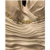 Image 2 : Sleeveless White Bridal Gown with Embellished Waist, Size 18