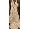 Image 4 : Sleeveless White Bridal Gown with Embellished Waist, Size 18