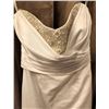 Image 2 : Alfred Angelo Bridal Gown Size 6 with Beaded Bodice and Ruffled Train