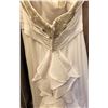 Image 3 : Alfred Angelo Bridal Gown Size 6 with Beaded Bodice and Ruffled Train