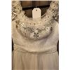 Image 2 : White Bridal Gown with Beaded Floral Accents