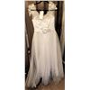 Image 5 : White Bridal Gown with Beaded Floral Accents