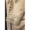 Image 2 : White Long Sleeve Bridal Gown with Lace Appliqué and Button Detailing, Fits Medium