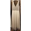 Image 4 : Sleeveless White Bridal Gown with Sequin Bodice