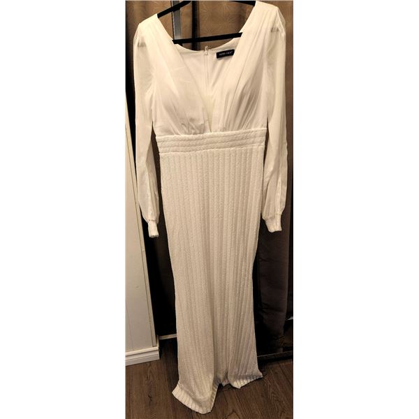 Miss Ord Bridal Gown, Long Sleeve with Sequin Detail