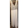 Image 4 : Sleeveless White Bridal Gown with Sequin Bodice