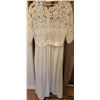 Image 5 : White Lace Bridal Gown with Beaded Embellishments