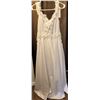 Image 1 : White Sleeveless Dress with Floral Lace and Bead Accents