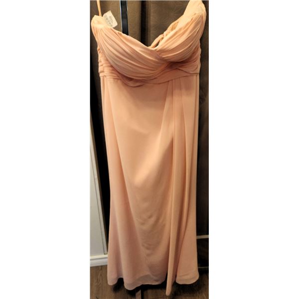 Venus & Bella Formal Gown in Peach