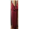 Image 1 : Revelry Formal Gown in Burgundy Satin