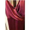 Image 2 : Revelry Formal Gown in Burgundy Satin