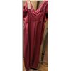 Image 4 : Revelry Formal Gown in Burgundy Satin