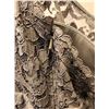 Image 4 : David's Bridal Formal Gown, One Shoulder Grey Lace Bodice