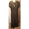 Image 1 : Adrianna Papell Formal Gown with Beaded Floral Embellishments
