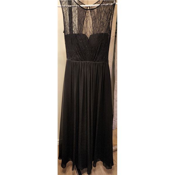 After Six Black Lace Formal Gown