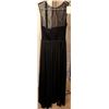 Image 1 : After Six Black Lace and Chiffon Formal Gown