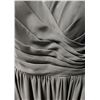 Image 2 : Azazie Sleeveless Formal Blue Gown With Small Stains on Skirt