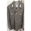 Image 3 : East German NVA Grey Wool Feldbluse with Insignia, Dederonhaltig, Size M48