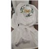 Image 2 : Bridal Robe, Flower Crown, Veil with Comb and Decorative Hat Box Set