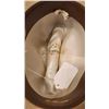 Image 6 : Hats and Bags Including Stetson 7 1/8 Size and Italian Leather Purse