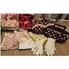 Image 1 : Women's Accessories Including Ellen Faith Floral Hat, Gloves, Handkerchiefs