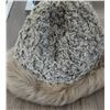 Image 2 : Fur Trimmed Hats: Crochet Hat with Fur Band and Frederick & Nelson Net Veil Hat
