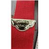 Image 6 : Navy Cadet Cap Size 6 5/8 and Red Police Brace Suspenders with Leather Accents