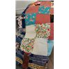 Image 2 : Patchwork Quilt with Decorative Paris and Fashion-Themed Storage Boxes