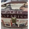 Image 7 : Patchwork Quilt with Decorative Paris and Fashion-Themed Storage Boxes