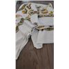 Image 4 : Decorative Table Linens Including Lace Tablecloth and Printed Fabric Runners